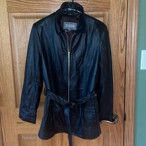 Wilson’s new leather genuine leather jacket medium mens designer sleek jacket
